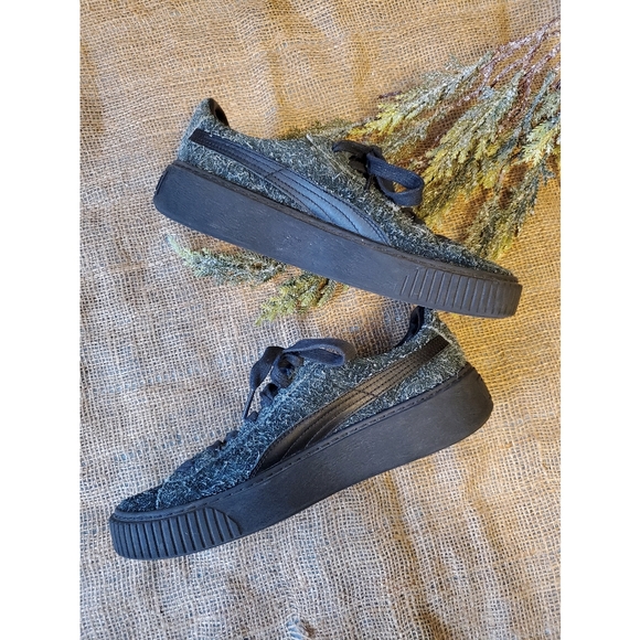 Puma Suede Elemental Platform Sneakers - Picture 2 of 8